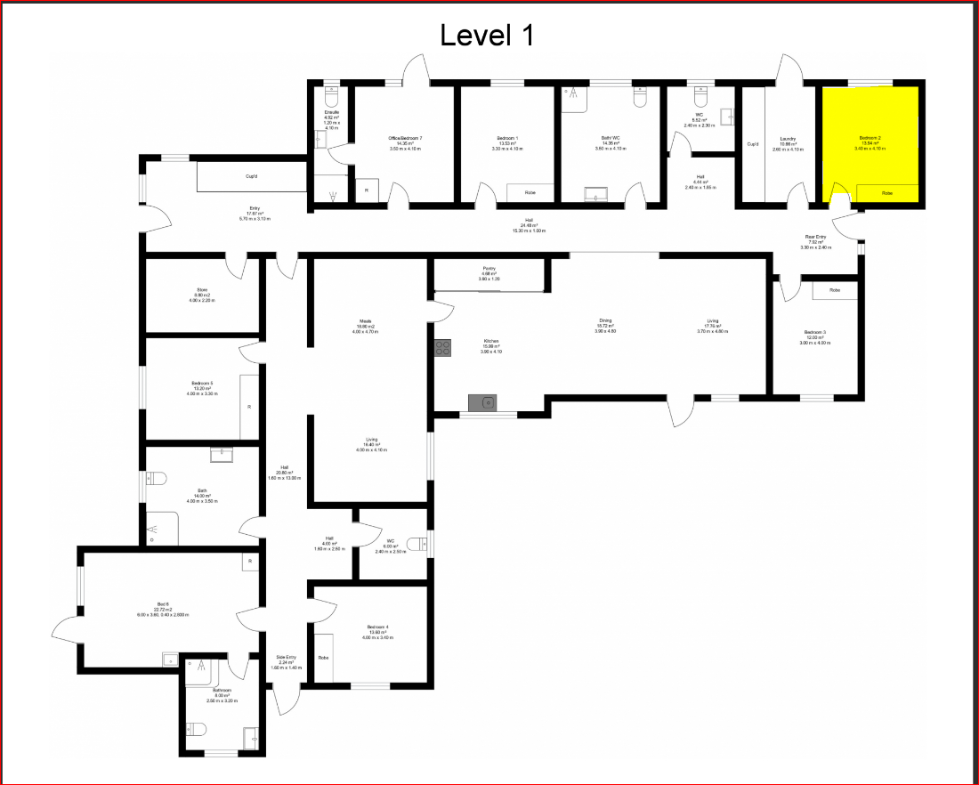 Supported Independent Living in Sunbury — Floorplan 1