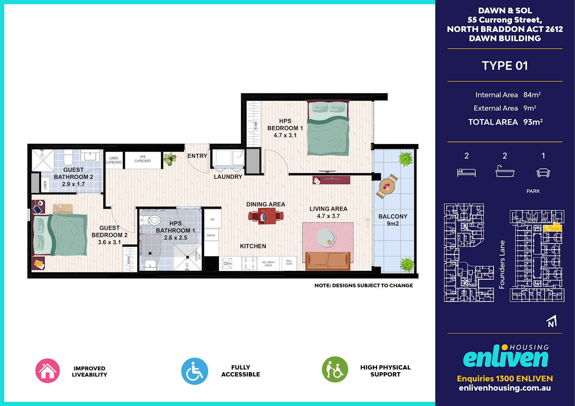 Your own apartment, with NDIS funded support close by day and night — Home image 12