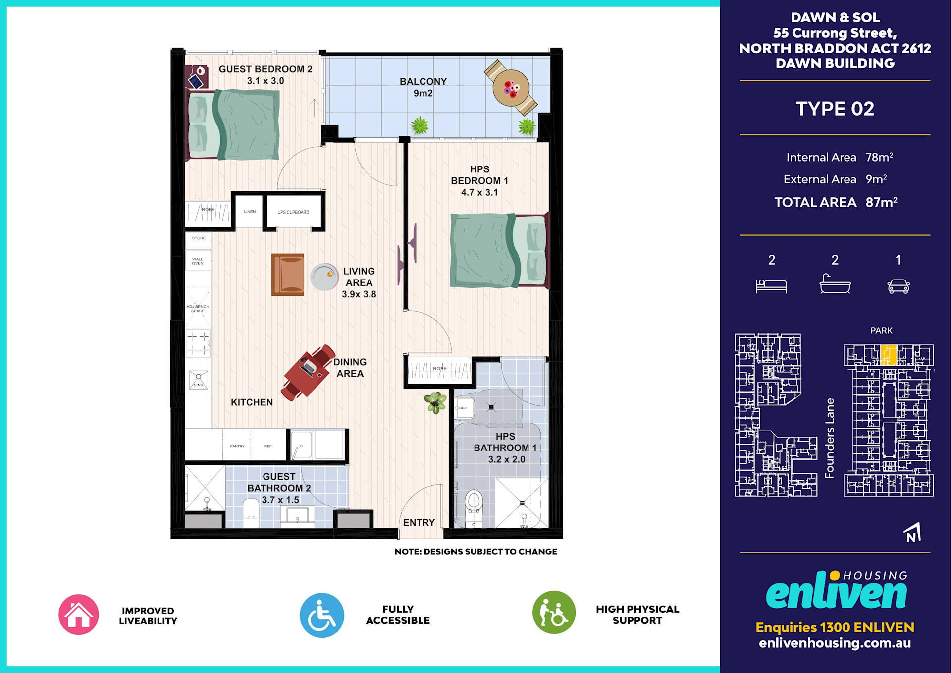 Your own apartment, with NDIS funded support close by day and night — Home image 13
