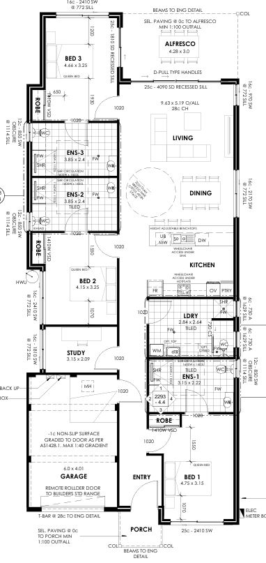 SDA Ray of Sunshine in South Bunbury — Floorplan 1