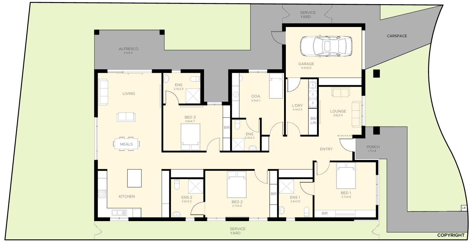 Beautiful Home in Blackburn South — Floorplan 1