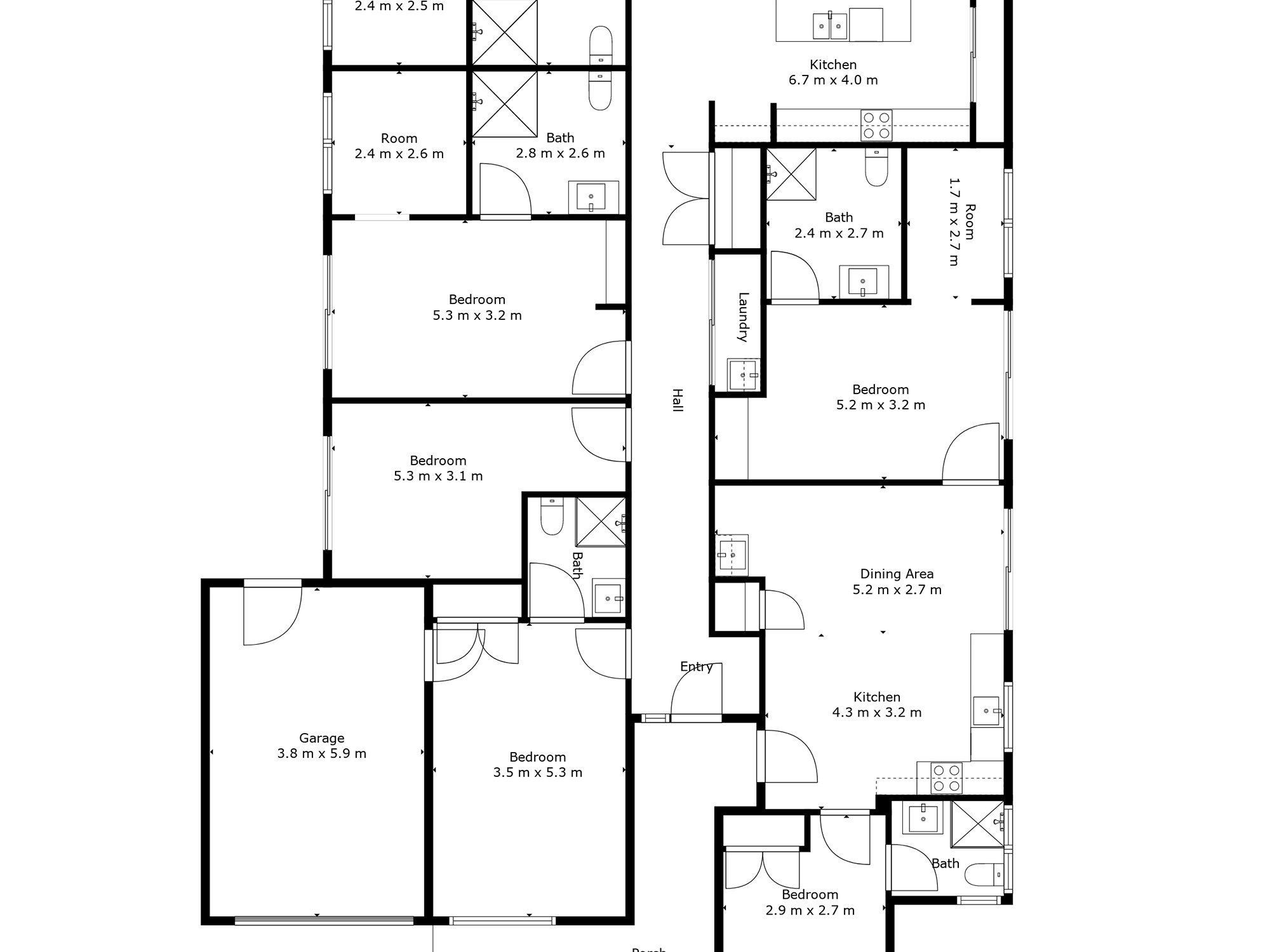 MODERN ROBUST VILLA IN CLYDE NORTH — Floorplan 1