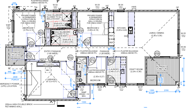 Spacious & Light-Filled 2 + OOA HPS Home with Room Available — Floorplan 1