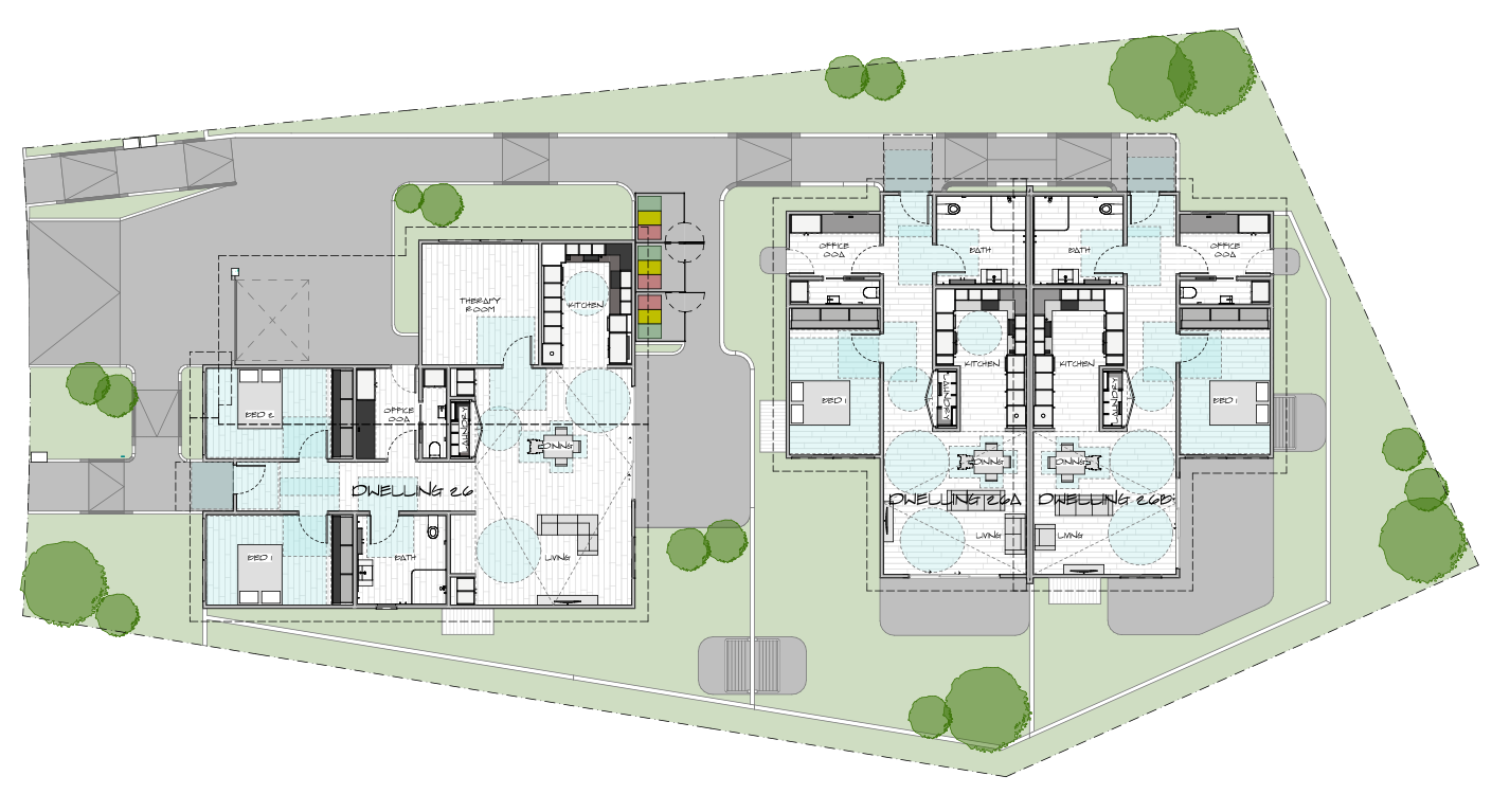 2 Bedroom Shared Home, Gobbagombalin — Floorplan 1