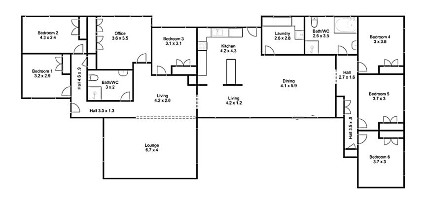 Wonthaggi: Improved Liveability house — Floorplan 1