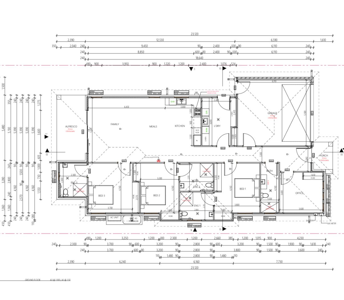 New HPS SDA: 3 Bedroom with 3 Ensuites — Floorplan 1