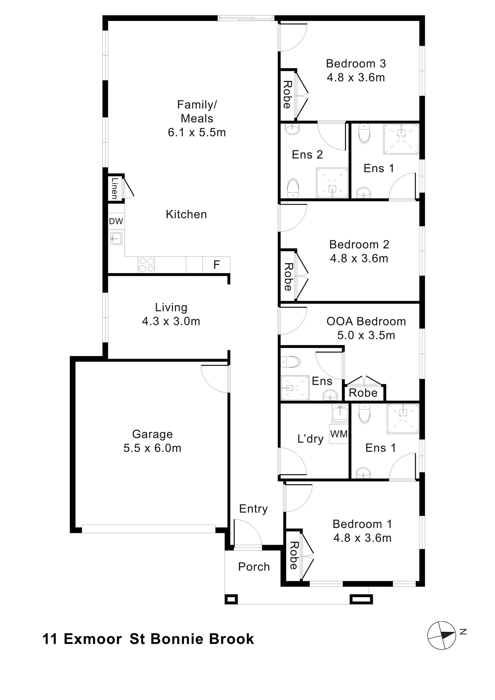 Brand New SDA-Ready 3-Bedroom Home – Fully Turnkey with Premium NDIS Inclusions — Floorplan 1
