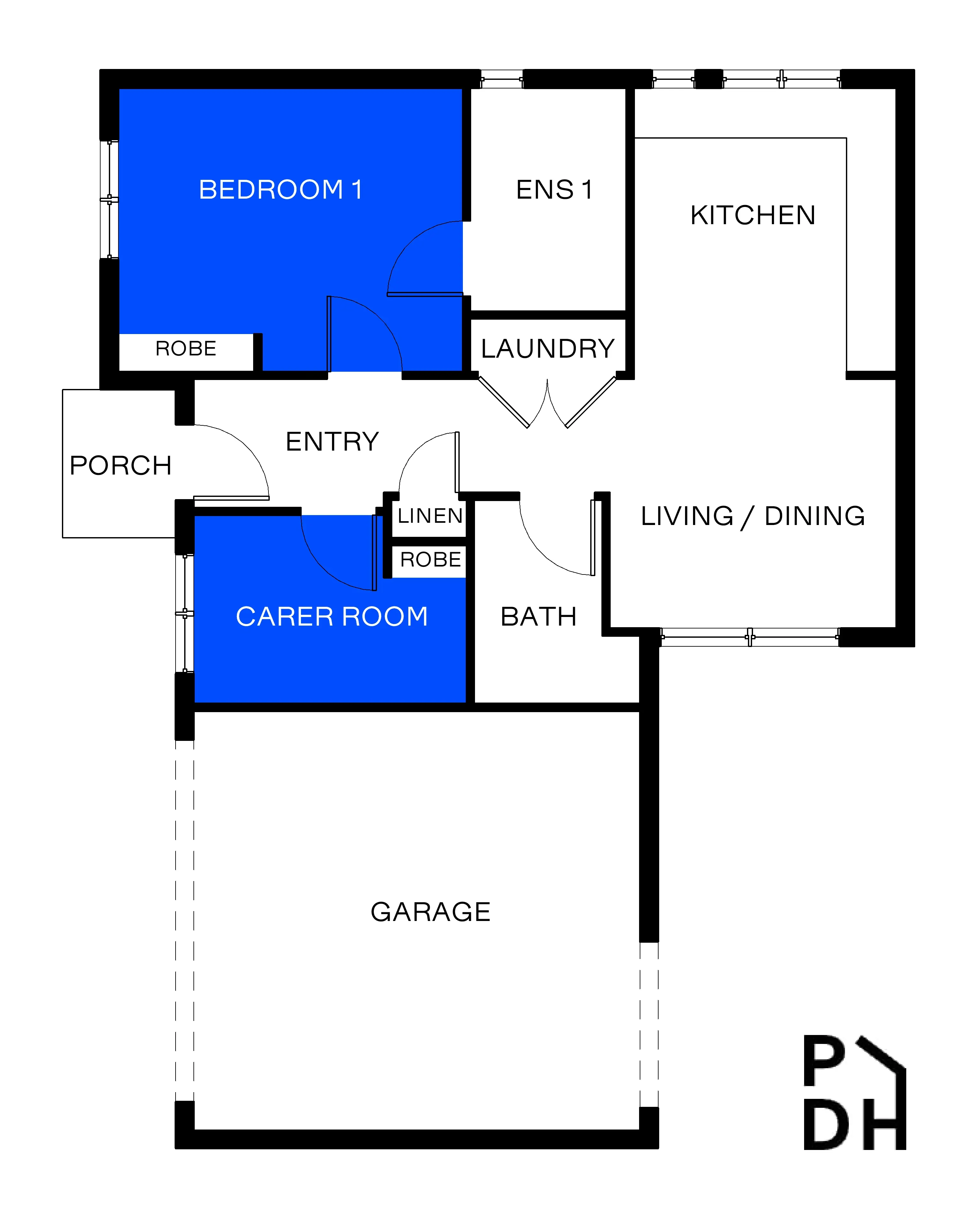 Mooroolbark — Floorplan 1