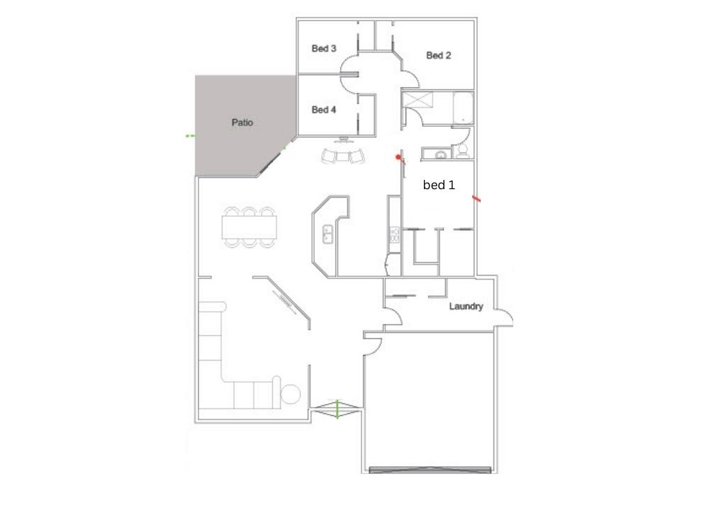 All female 1:3 in Morayfield — Floorplan 1
