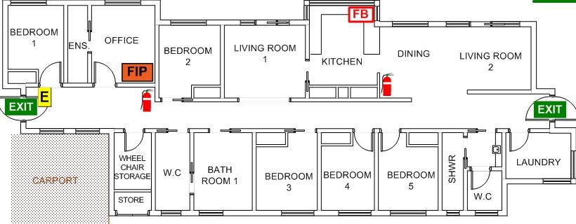 Modern fully accessible Specialist Disability Accommodation (SDA) nestled in Melbourne's Chadstone — Floorplan 1