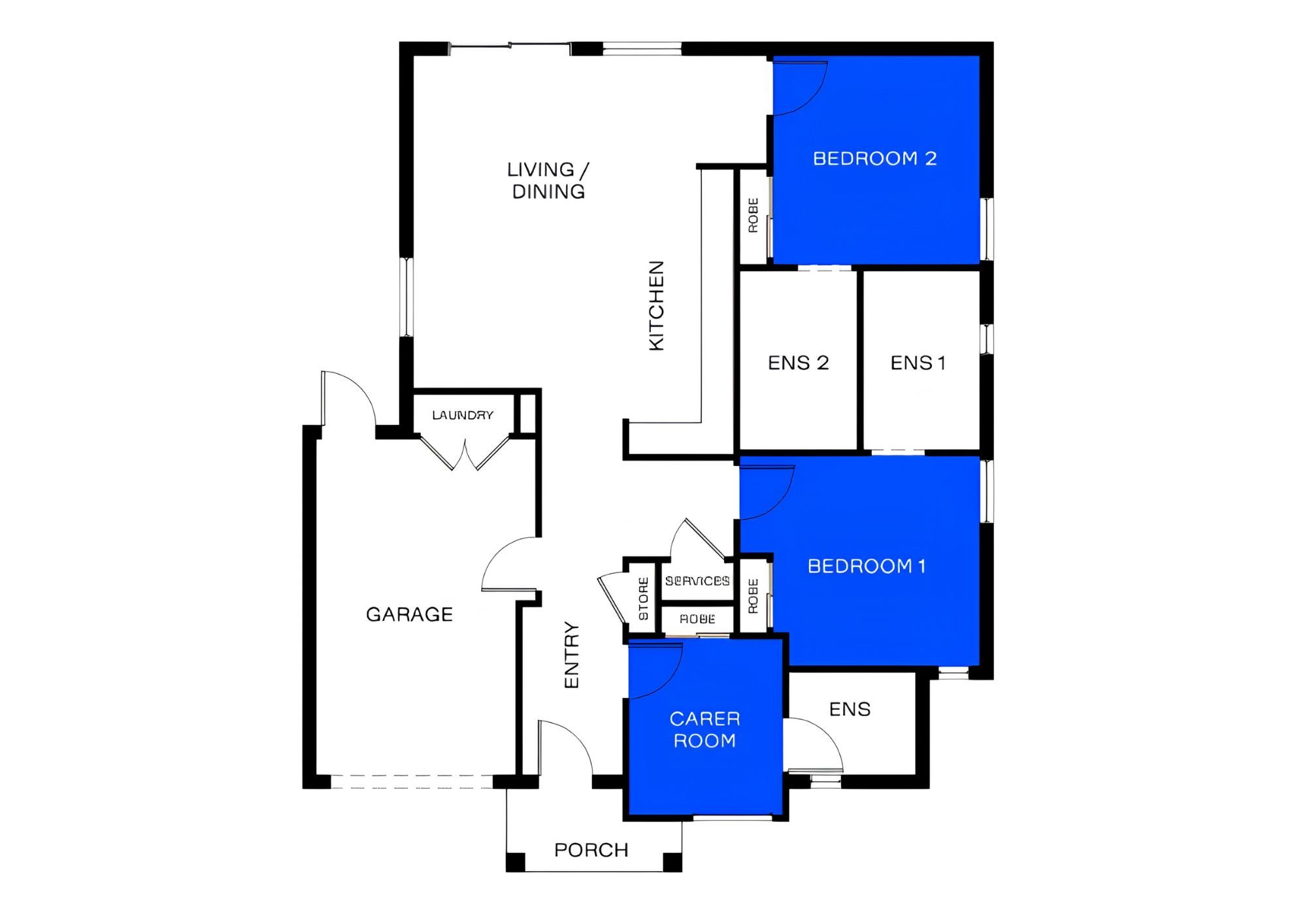 East Bendigo House — Floorplan 1