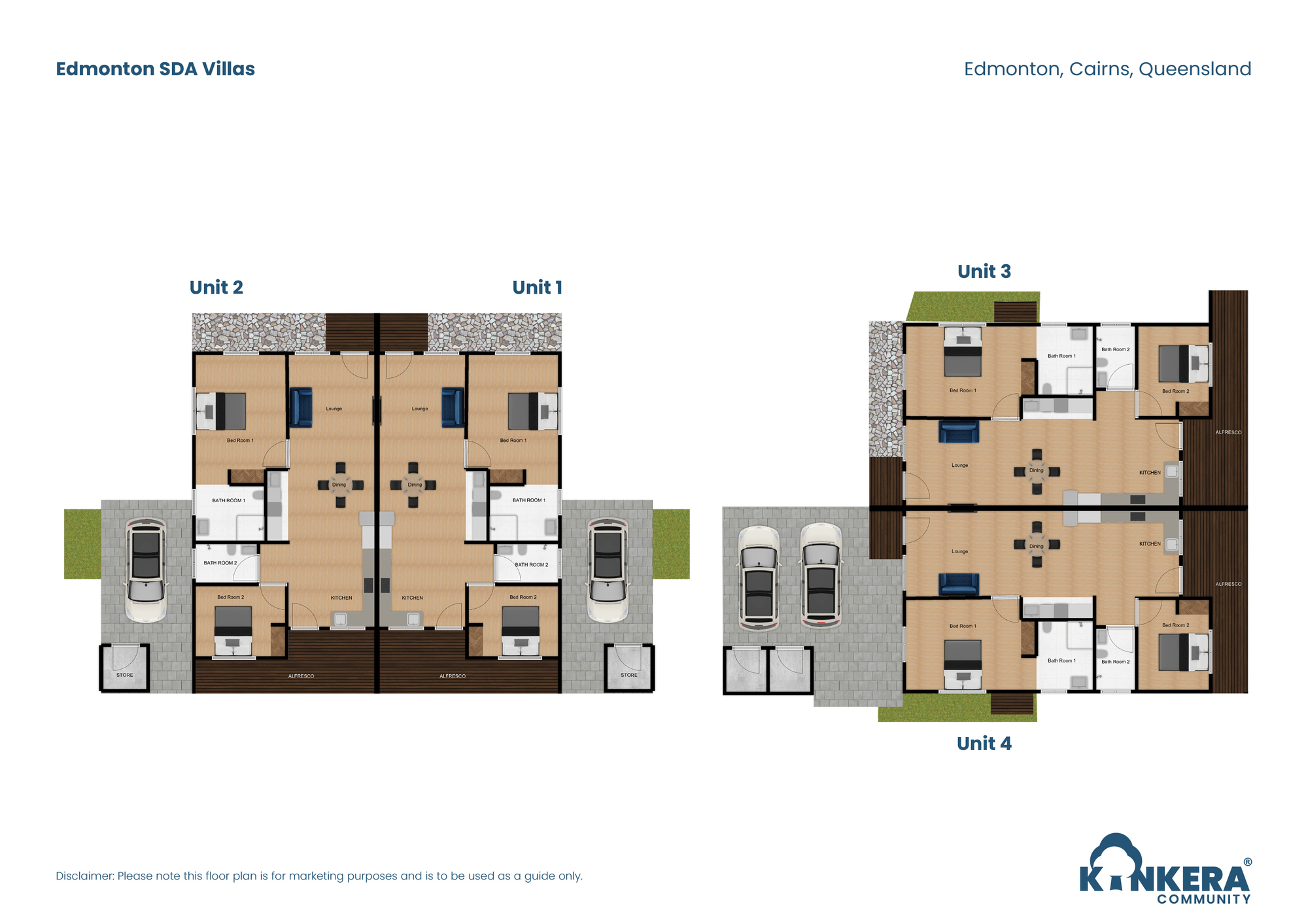 Edmonton Villas — Floorplan 1