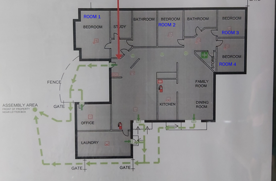 Lavington: Comfortable Disability House in Quiet Street. — Floorplan 1
