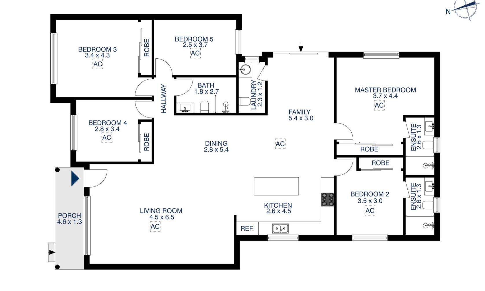 Spacious home with community living - Cambridge Park! — Floorplan 1