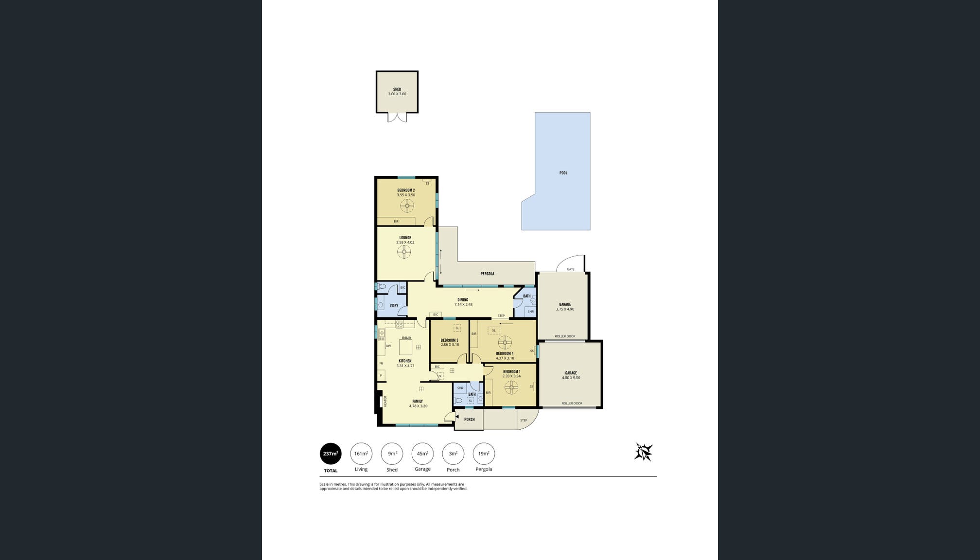 SIL House in Glenelg North - Walking Distance From Glenelg Beach & Harbour Town — Floorplan 1