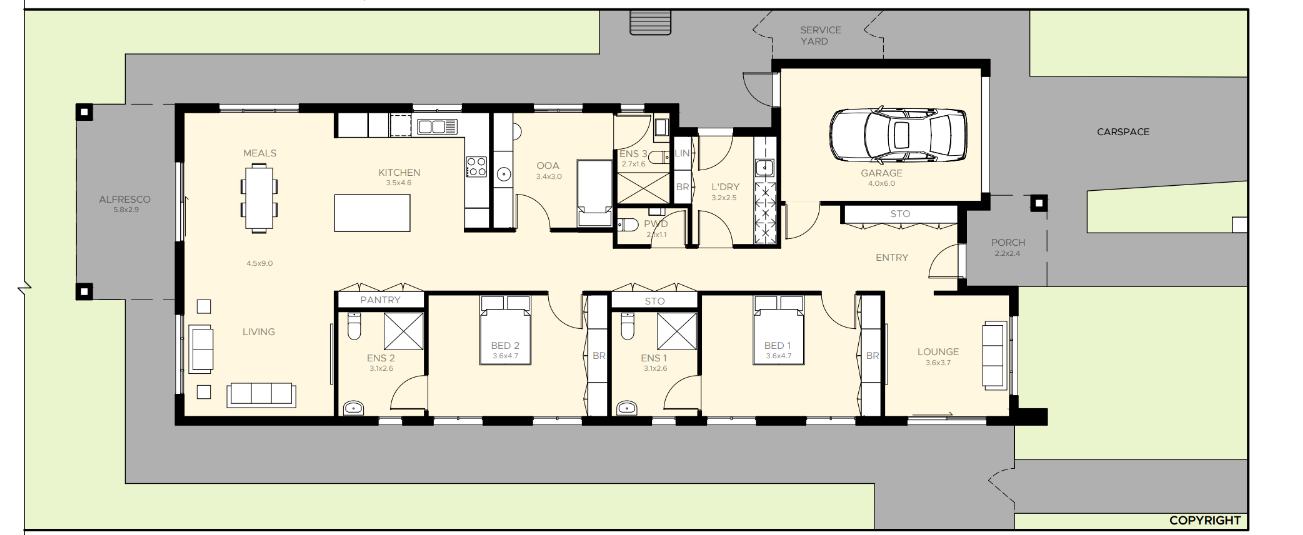 Home in Highett — Floorplan 1