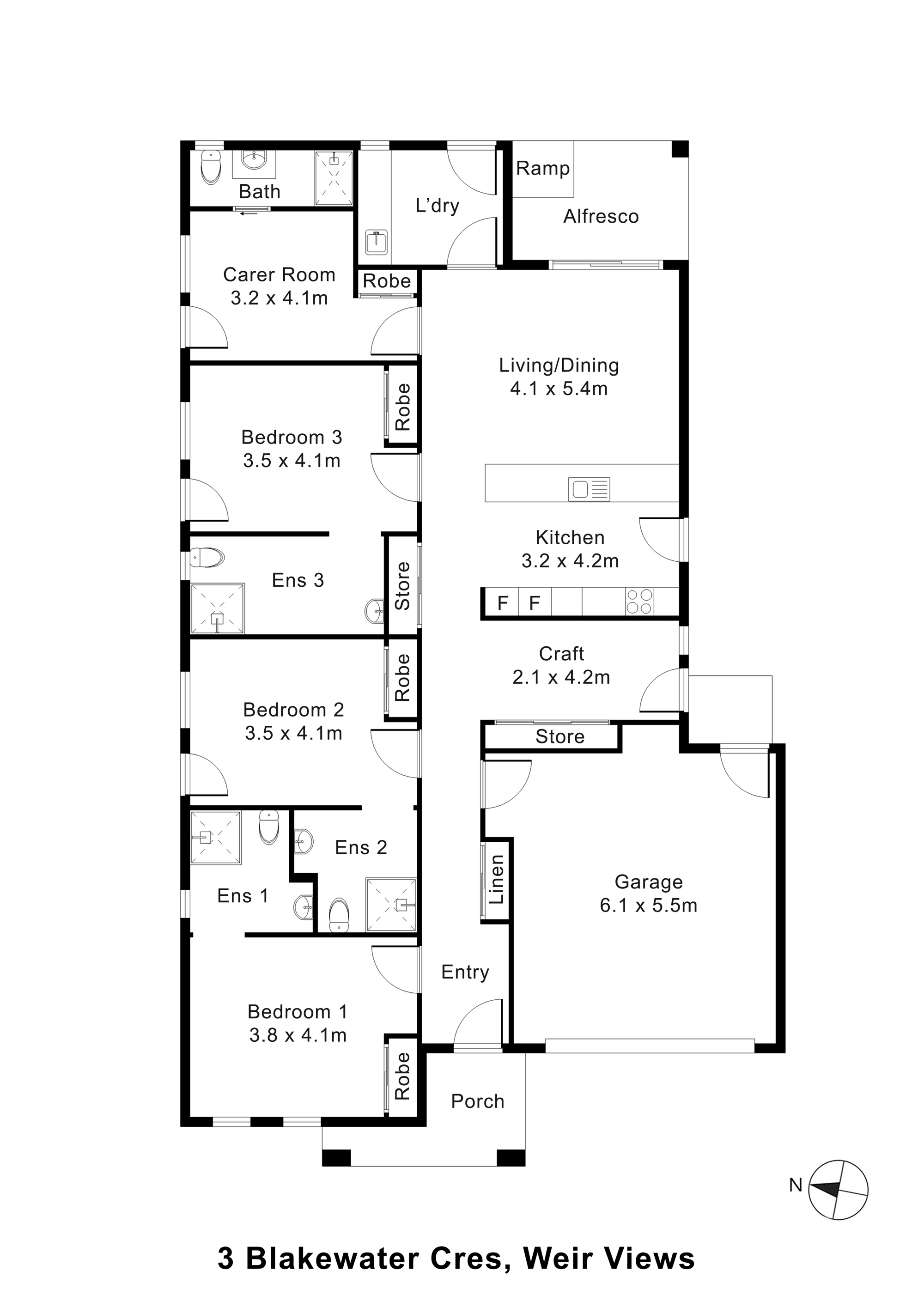 High Physical Support SDA | 2P + OOA | Purpose-Built for Independence — Floorplan 1