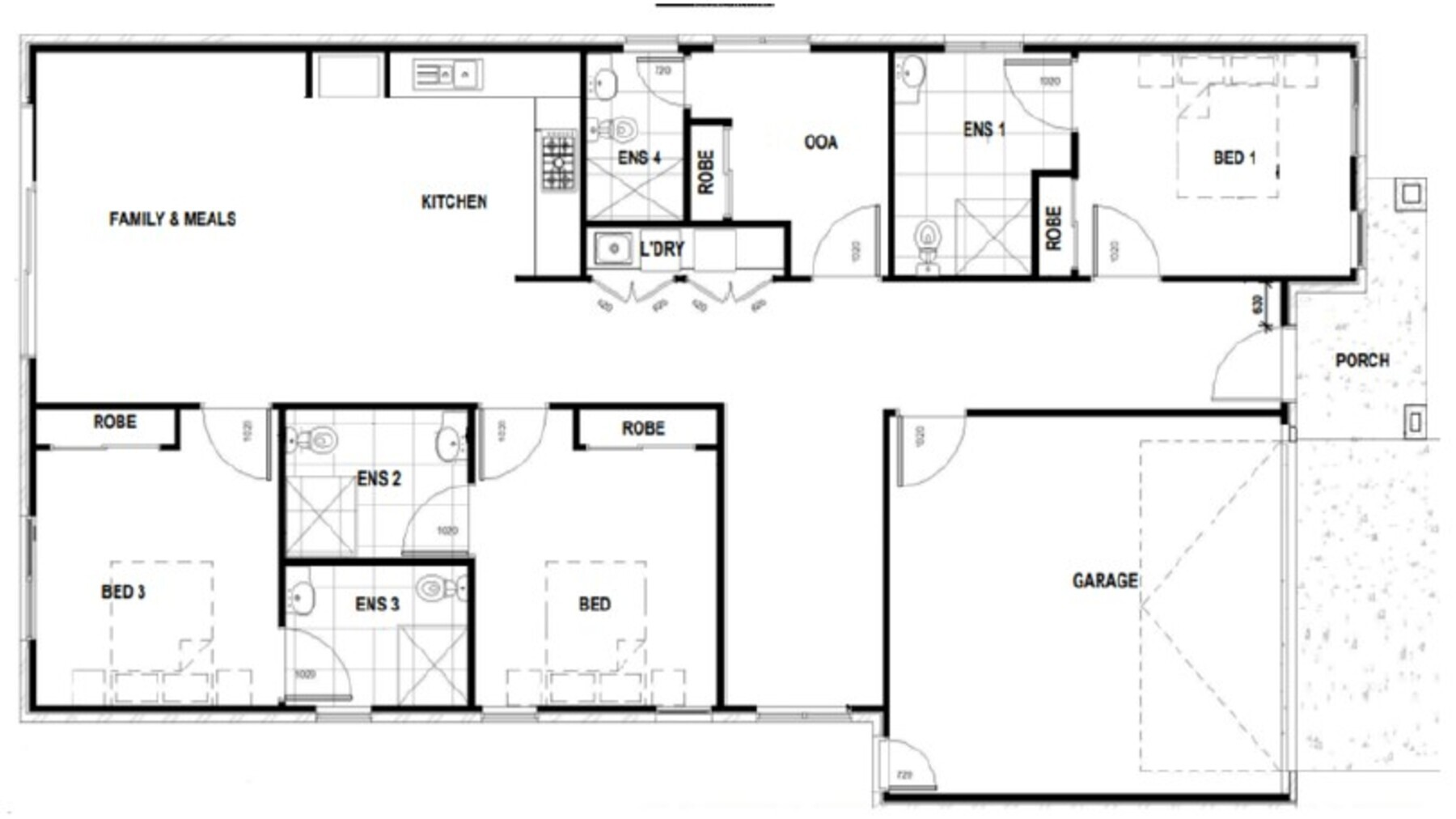 SDA HPS 2 Bedroom House plus OOA Tarneit, Vic  194 — Floorplan 1