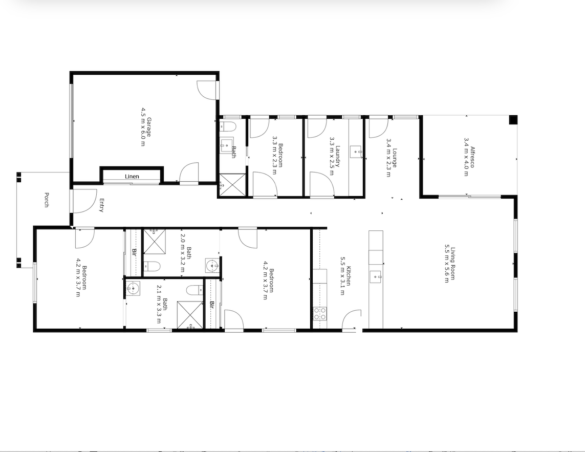 Secure & Spacious Living Living in Geelong | 2+OOA HPS+R — Floorplan 1