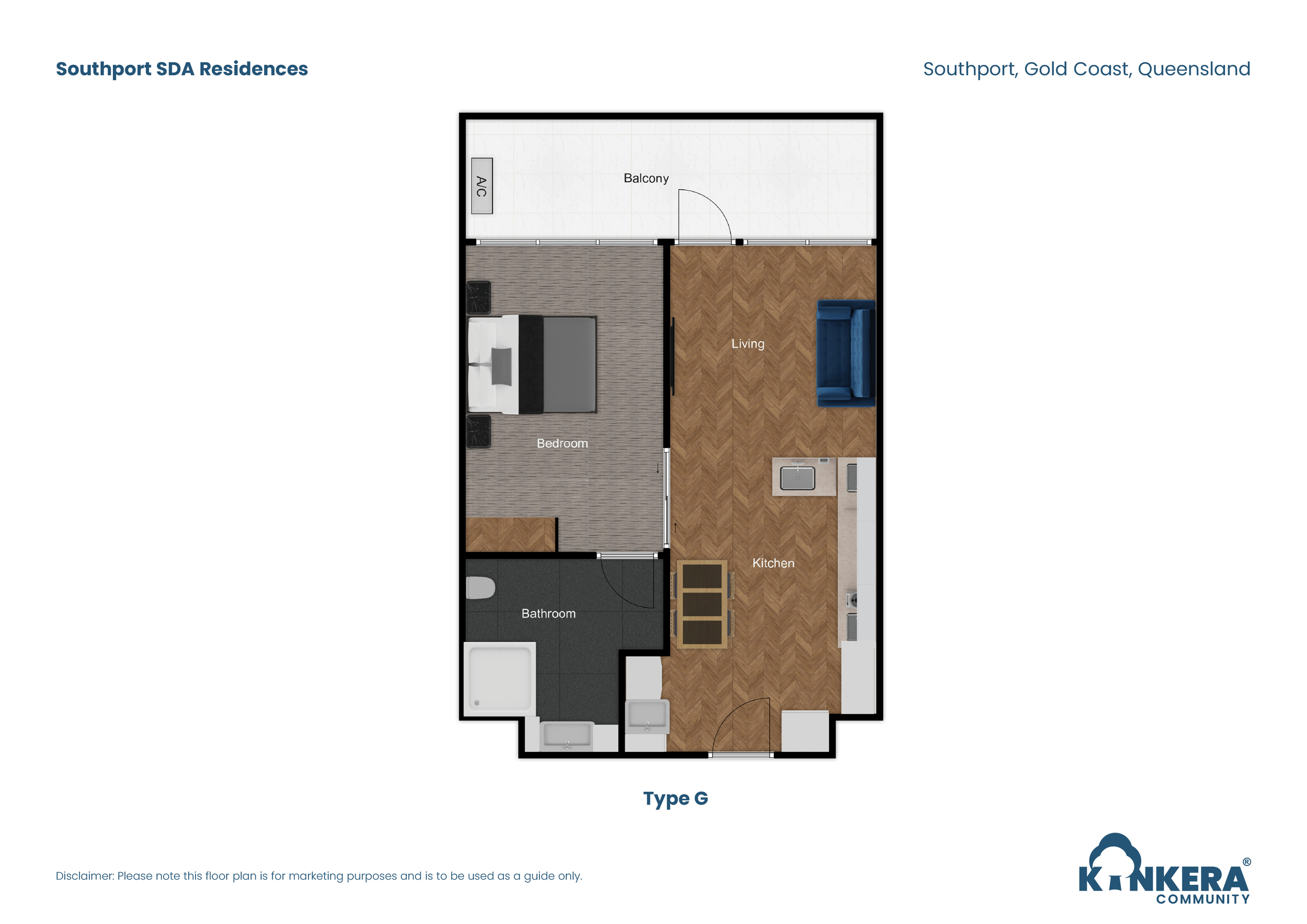 Southport Apartments — Floorplan 2