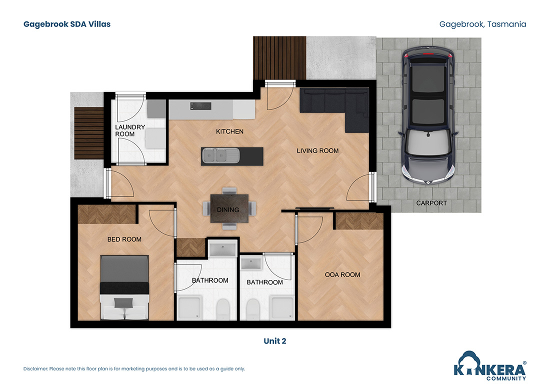 Gagebrook Villas — Floorplan 2