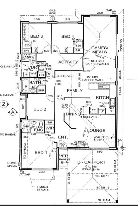 Spacious Cloverdale accommodation — Floorplan 1