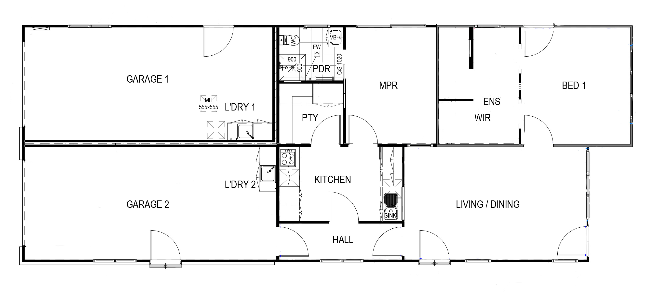 Palmwoods - Robust living — Floorplan 2