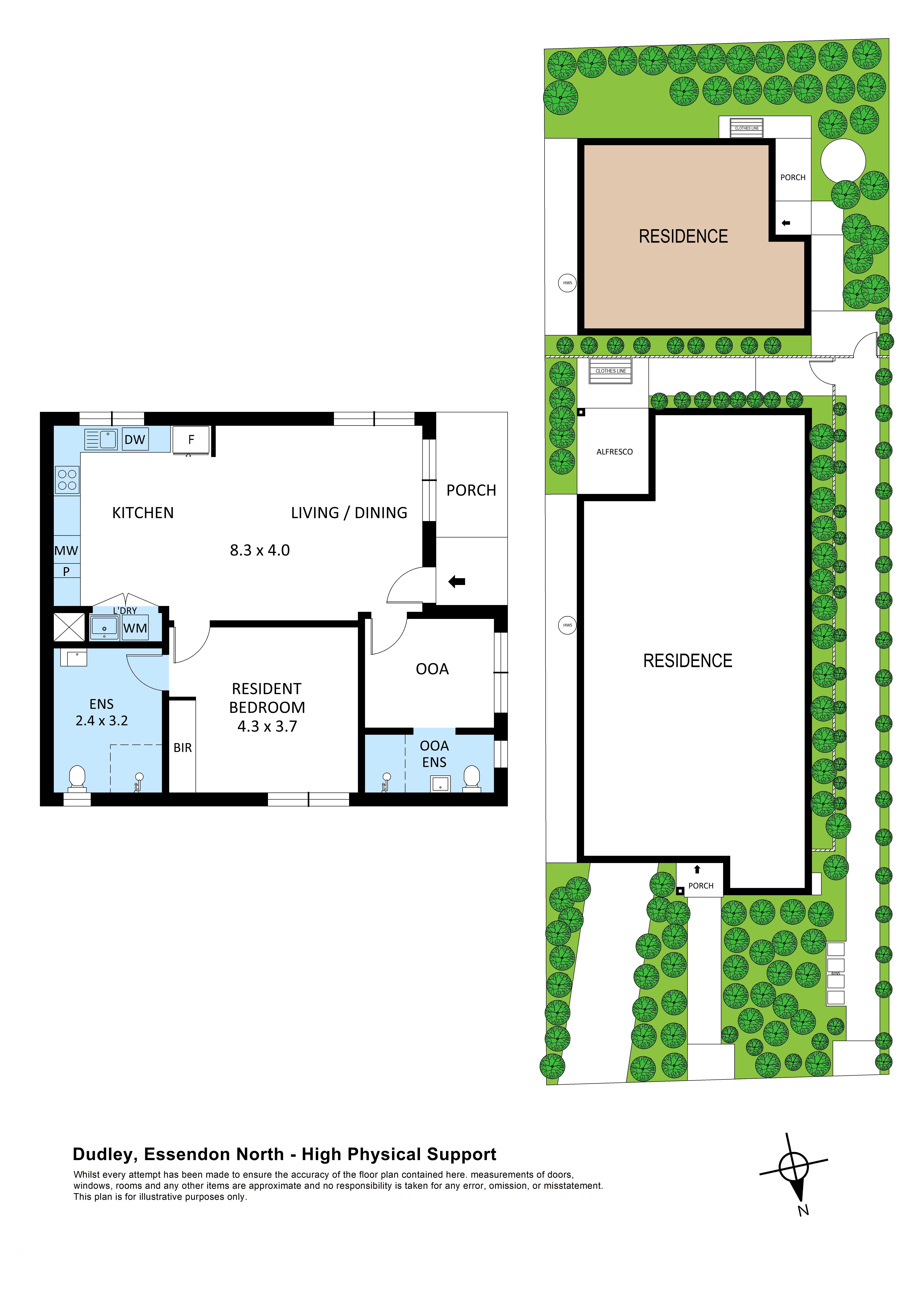 Independent living in this one-bedroom villa in the heart of Essendon North - available September 2026! — Floorplan 1