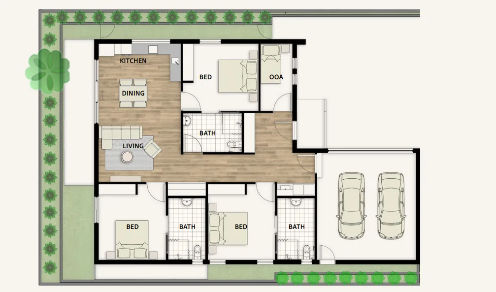 Bulleen HPS IL FA Category SDA - 3 Ensuites + OOA — Home image 9
