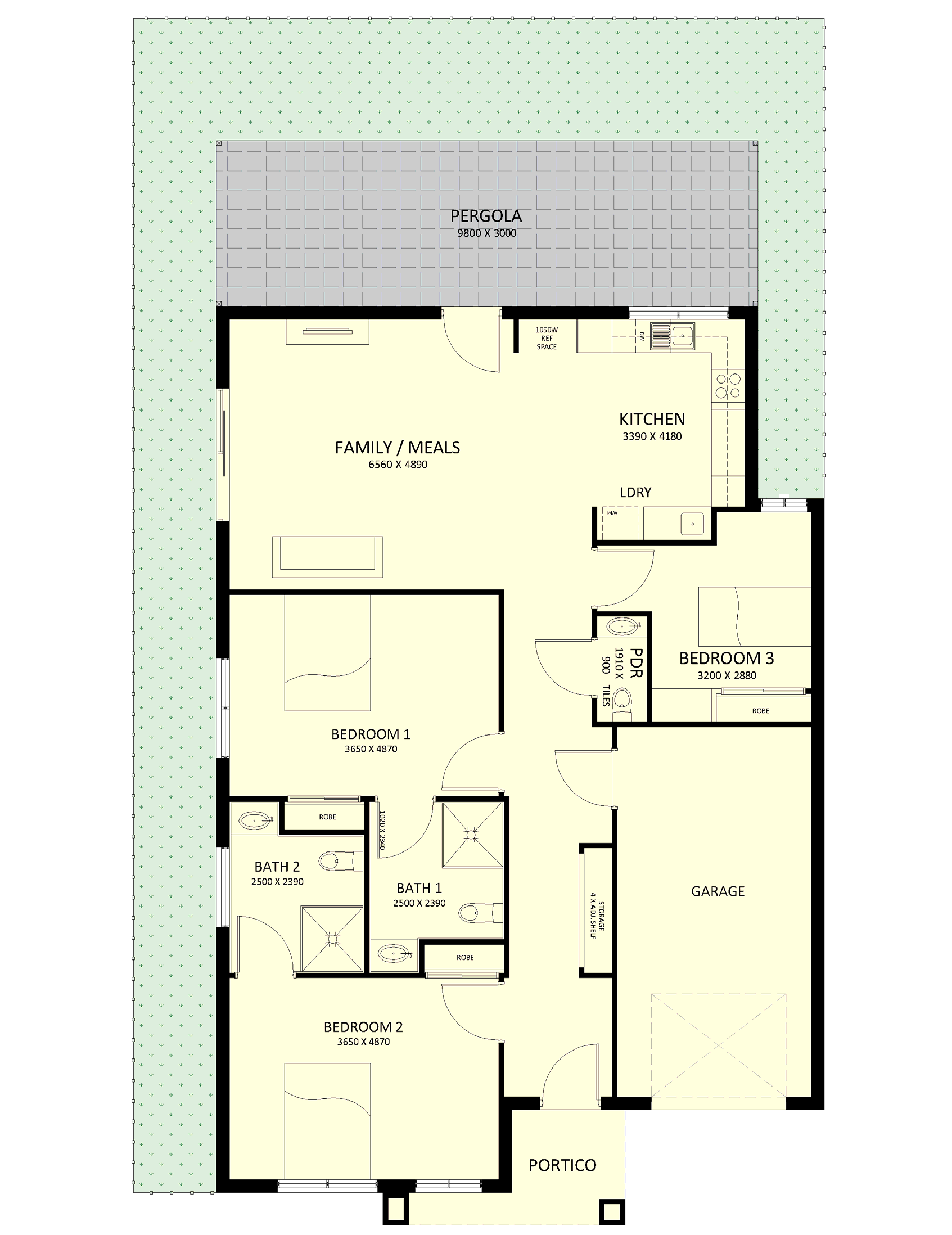 Winter Valley (Masters Drive) — Floorplan 1