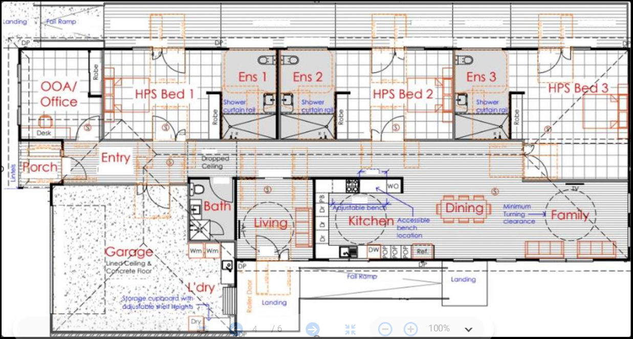 SDA HPS 3 Bedroom House plus OOA Seymour, Vic  147 — Floorplan 1