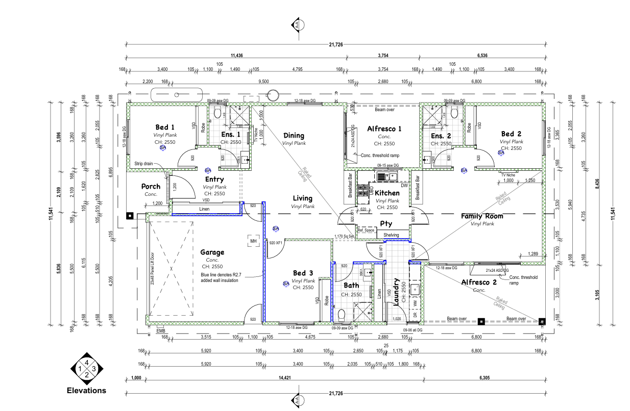 European Styled Inclusive Robust Villas in Wagga Wagga — Floorplan 1