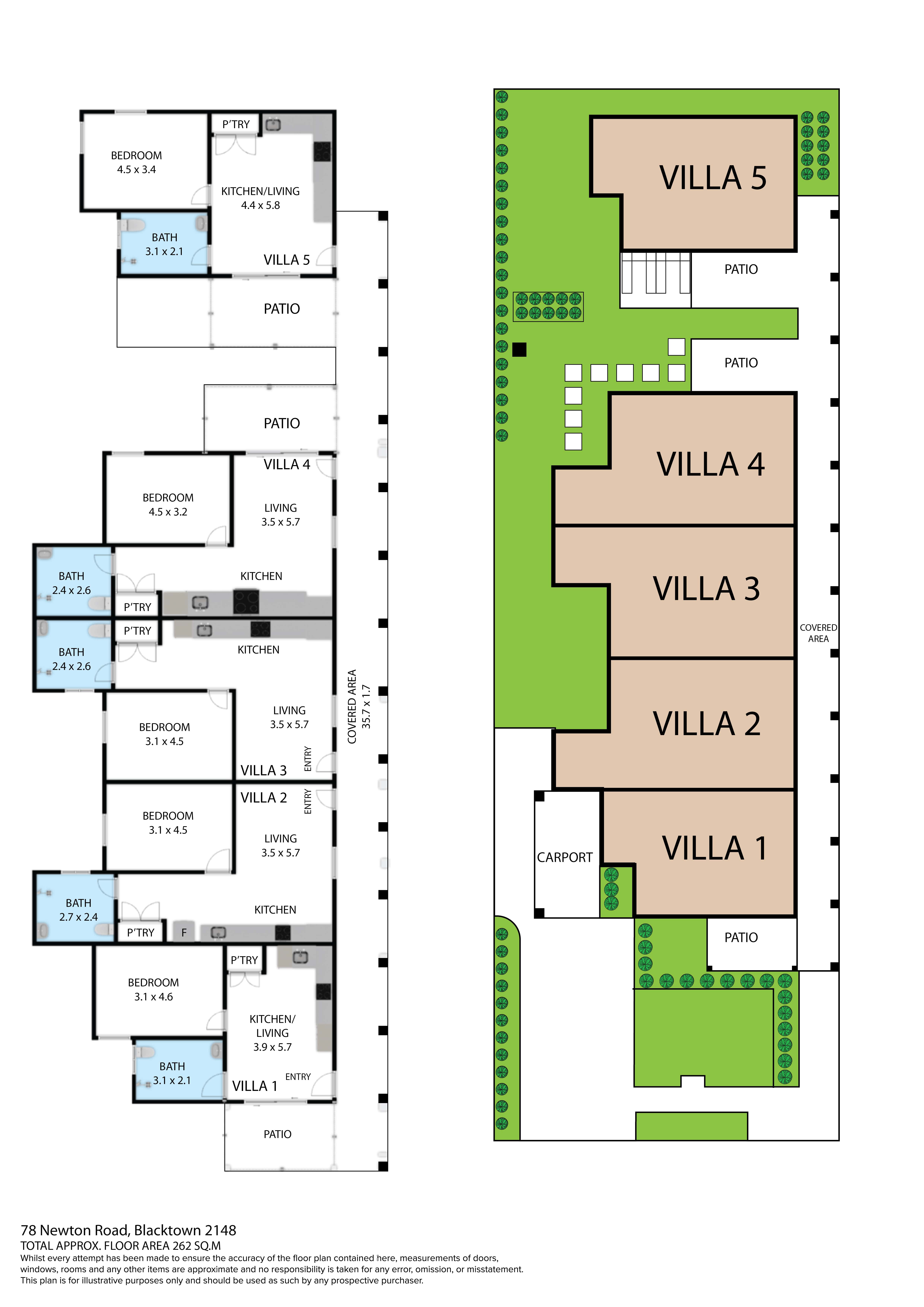 Stuuning 1 bedroom SDA Villas in Blacktown — Floorplan 1