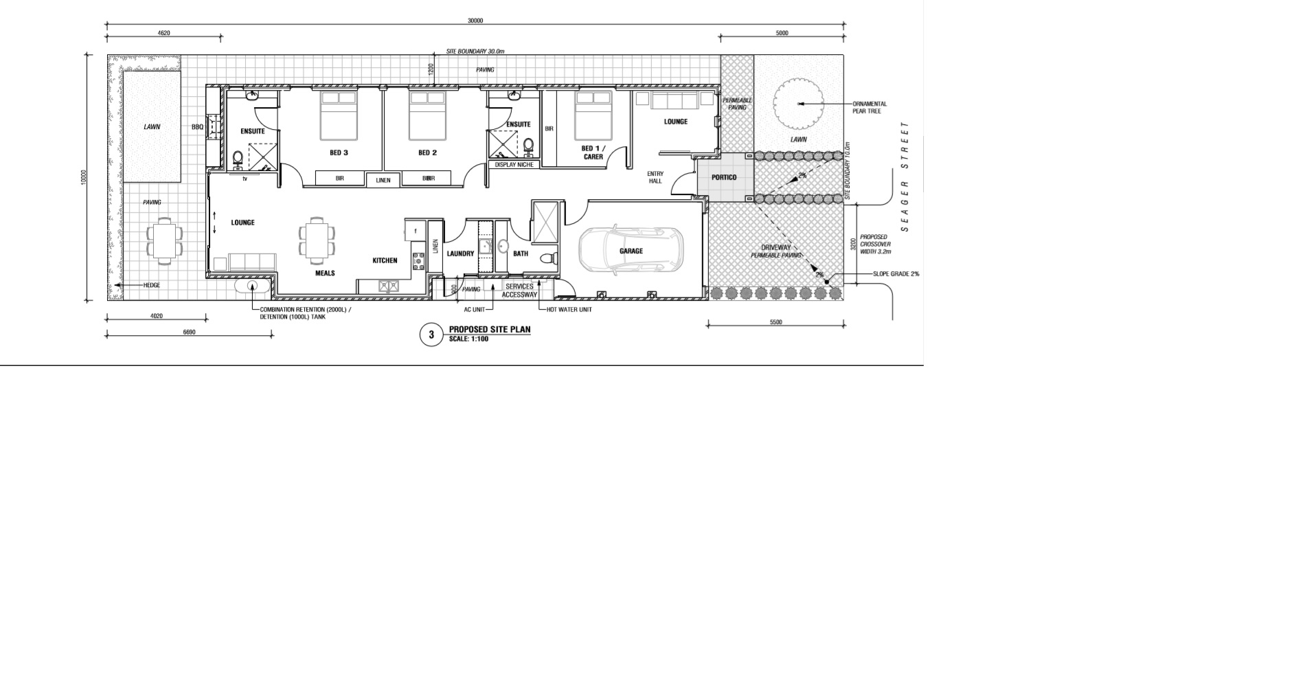 Brand New 3 bedroom house in Gillman Estate — Floorplan 1