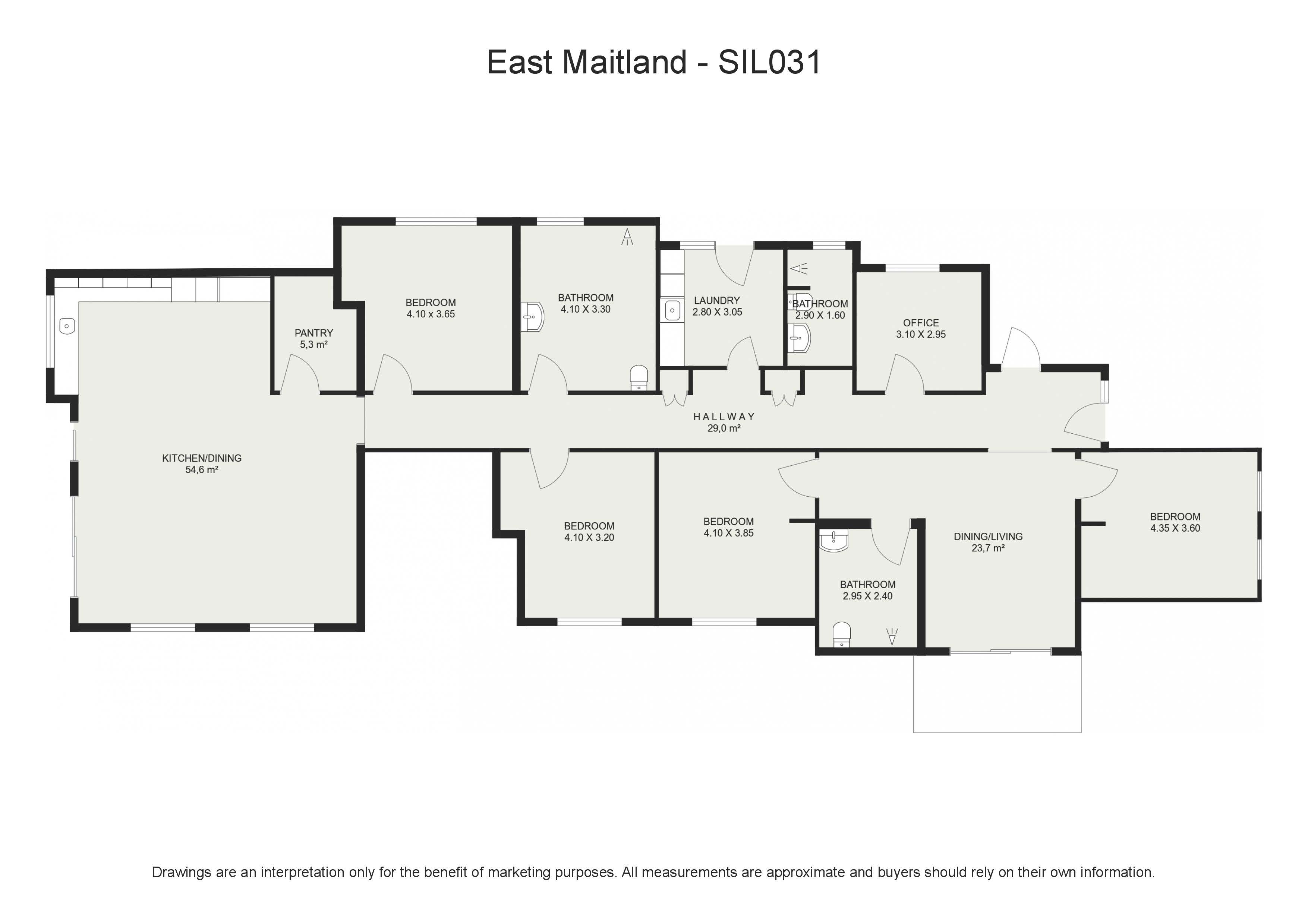 Stunning purpose-built house in East Maitland, Hunter — Floorplan 1