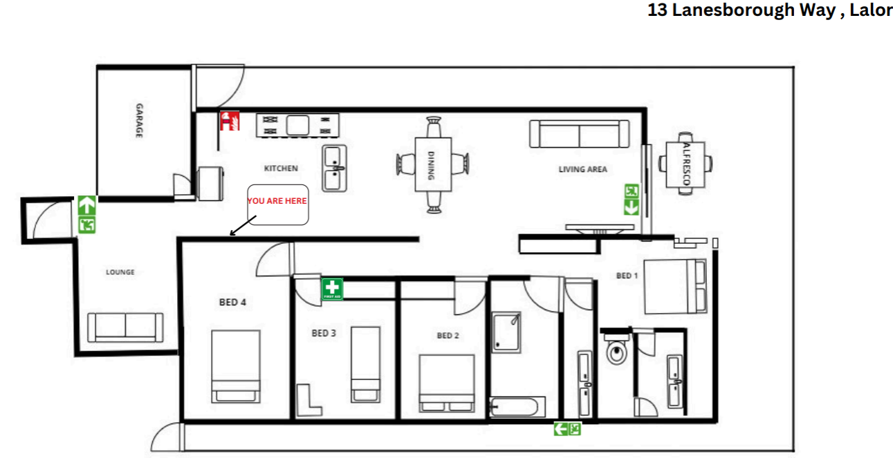 🙋‍♀️🙋‍♂️ Modern New Spacious SIL/Respite/MTA in Lalor — Floorplan 1
