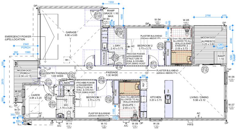 Move-In Ready Accessible Home – Spacious 2 + OOA HPS | Last Room Available — Floorplan 1