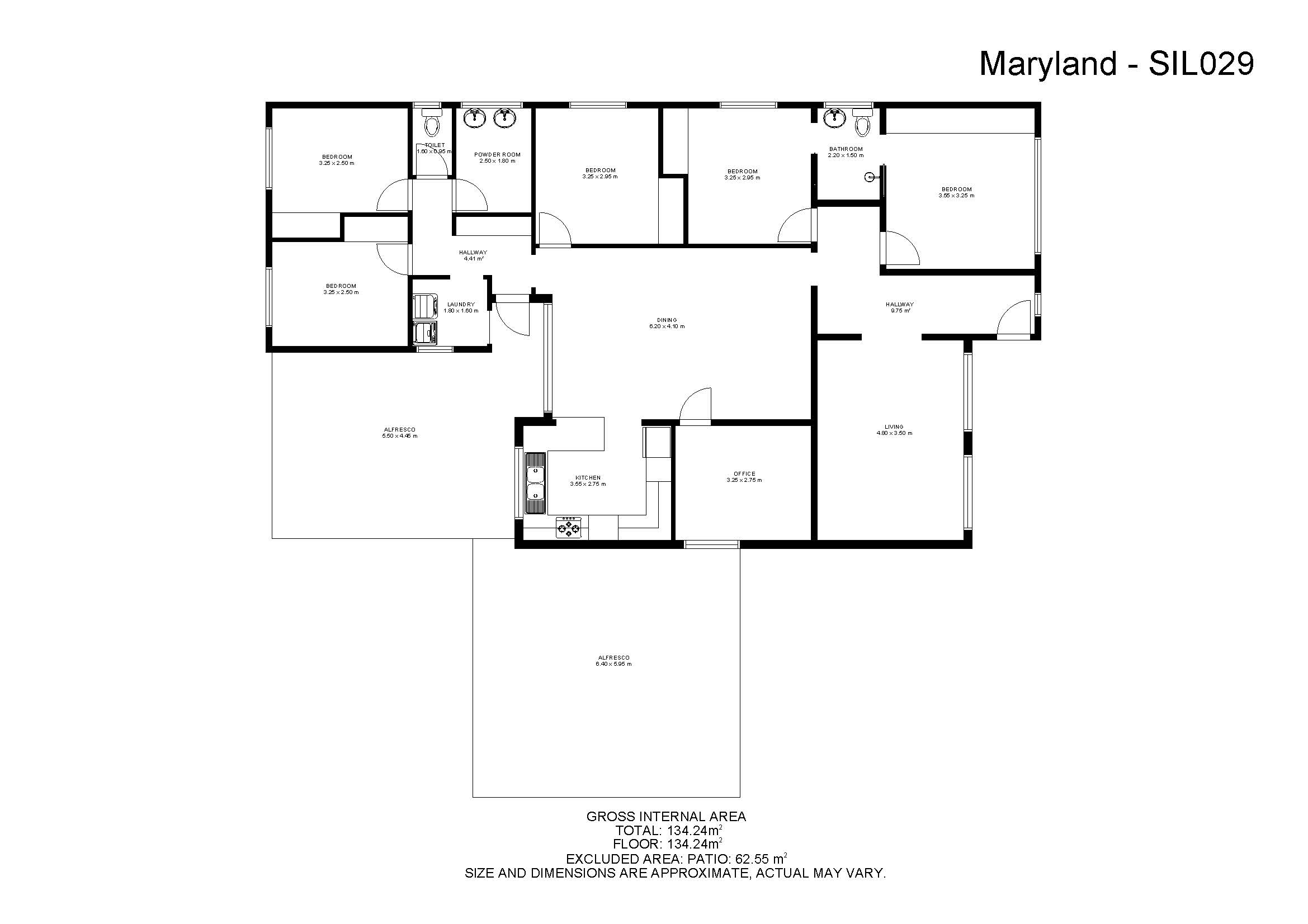Lovely property in the heart of Maryland, Newcastle — Floorplan 1