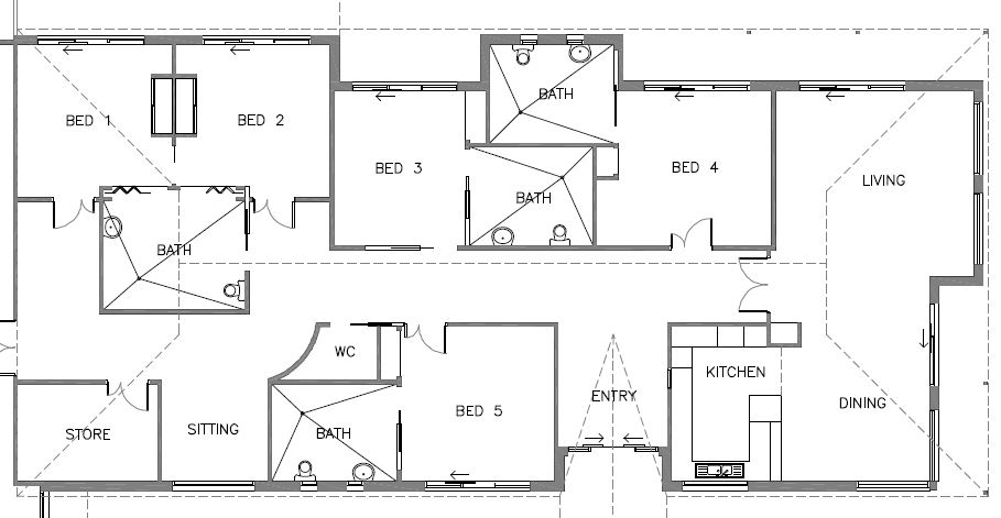 Seeking male resident in High Physical Support house in Thornbury — Floorplan 1