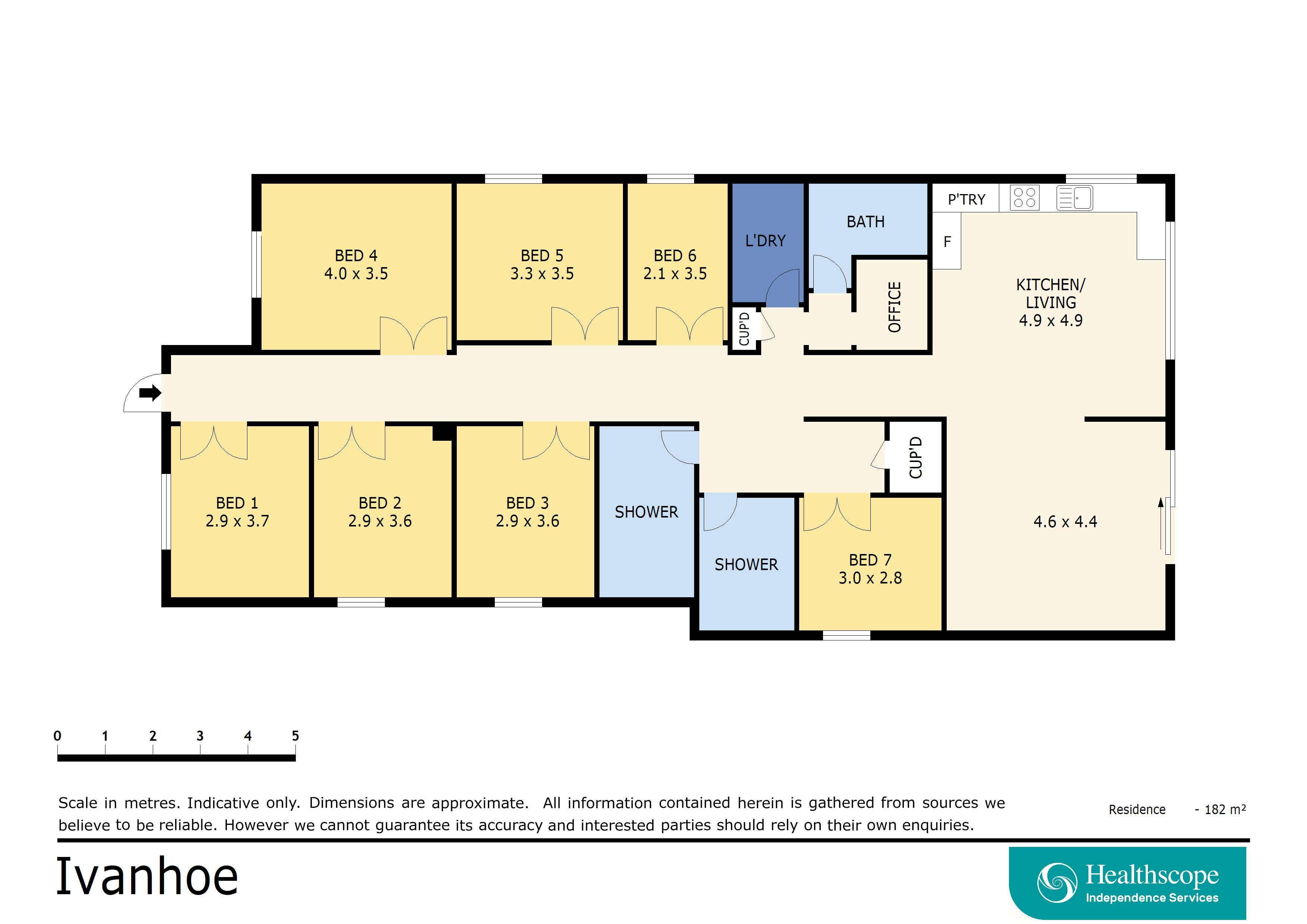 Supported Independent Living in a warm and welcoming home — Floorplan 1