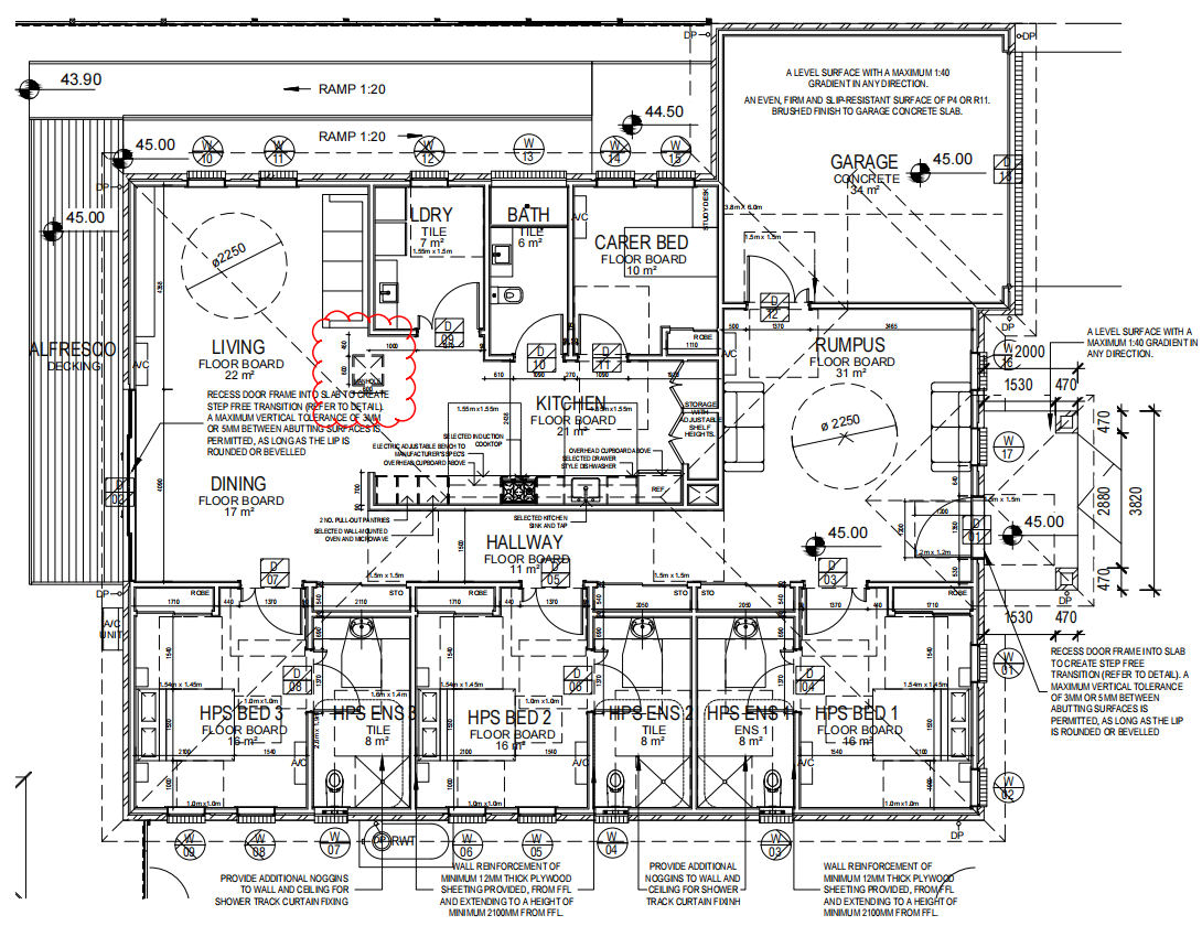 Brand New HPS SDA Home (3 Rooms + OOA) in Hampton Park — Floorplan 1
