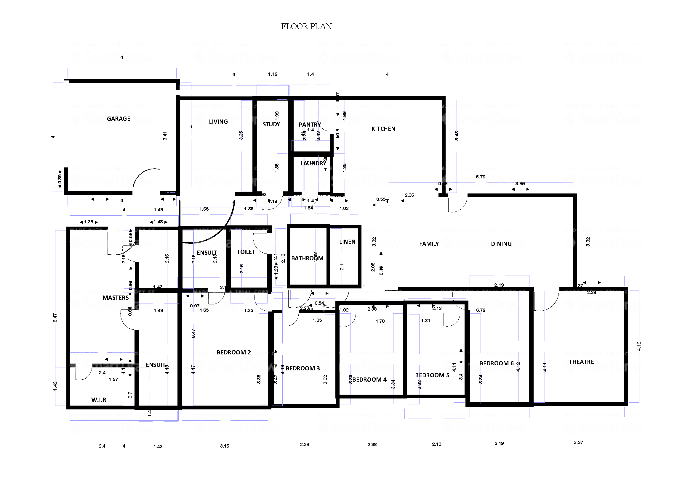 Suburban Oasis with 2 Rooms Available! — Floorplan 1