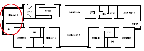Room available in spacious Fully Accessible Croydon home — Floorplan 1