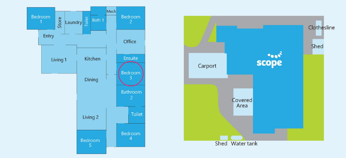 Supported Independent Living in Grovedale — Floorplan 1