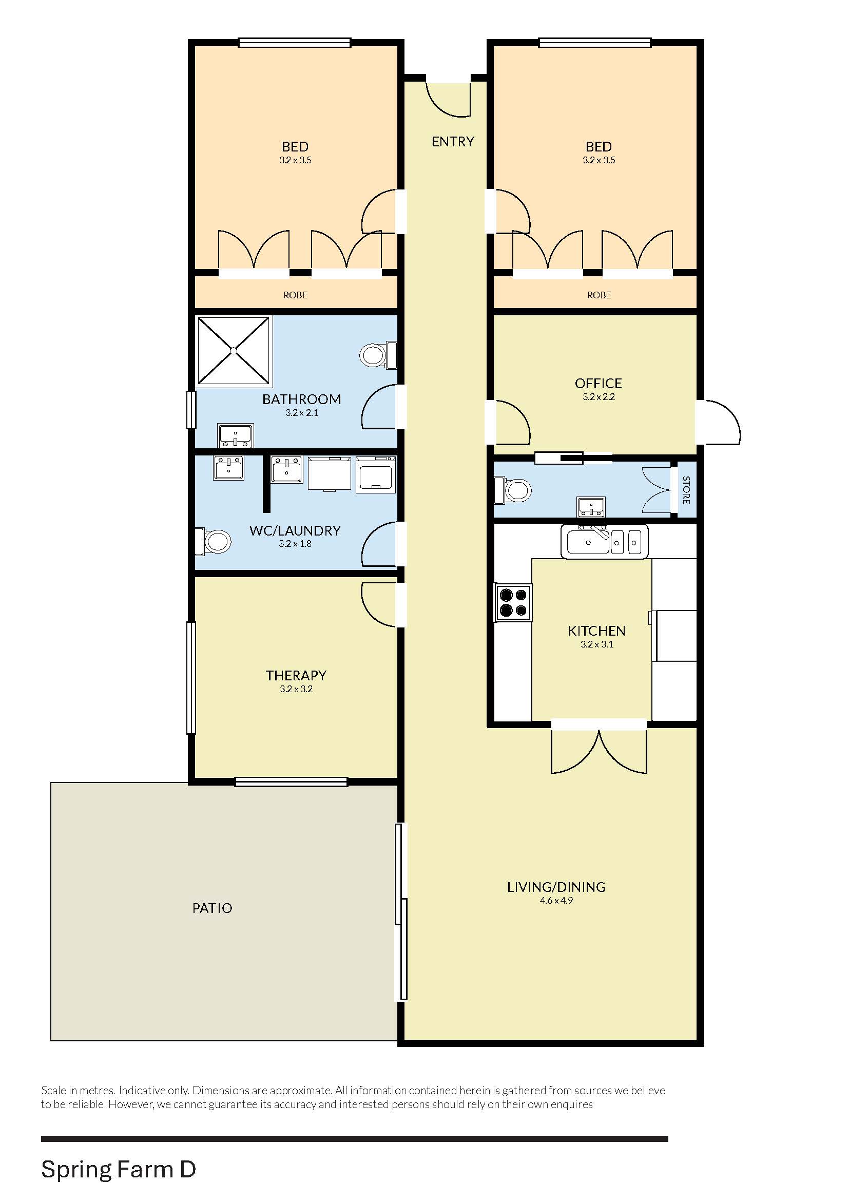 Spring Farm D - Functional, Accessible, Fantastic! — Floorplan 1