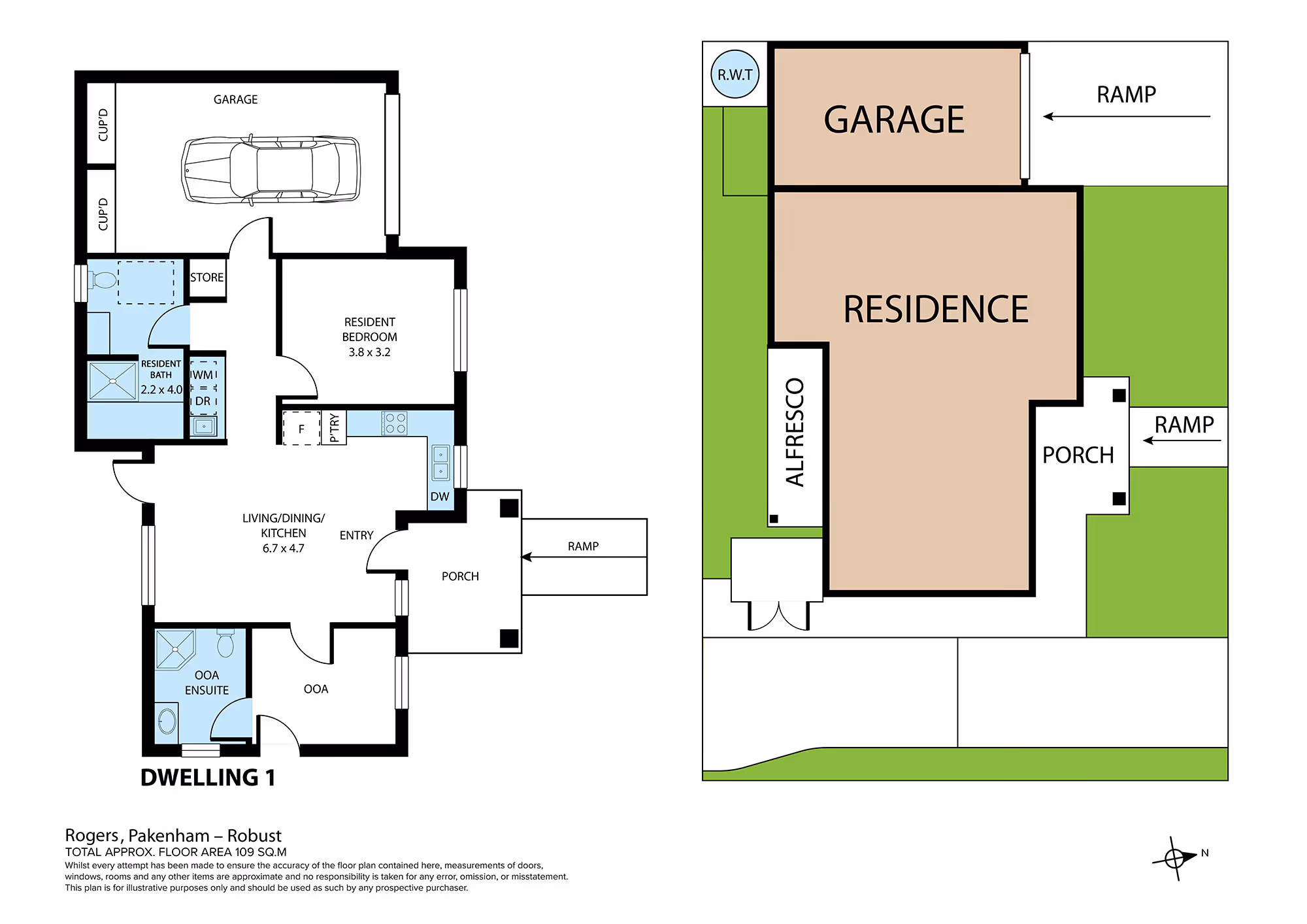 1 Bedroom Robust Unit (+OOA) in Pakenham - Last One Remaining! — Floorplan 1