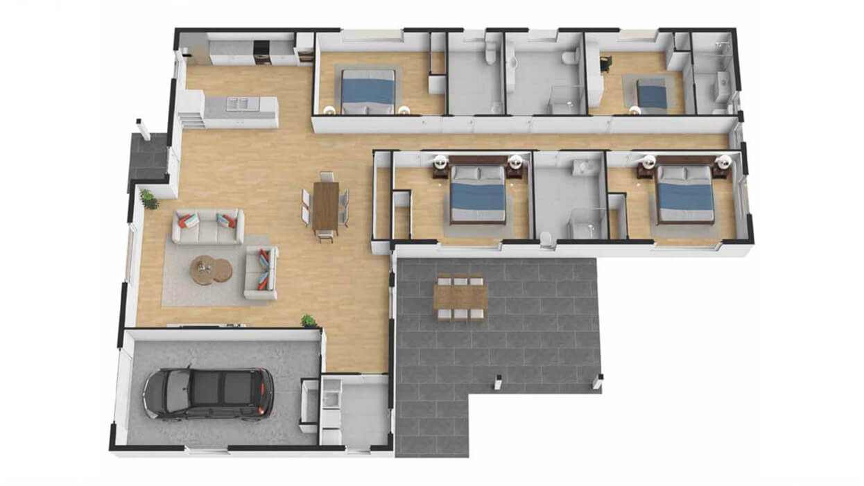 Modern Comfort in Tewantin — Floorplan 1