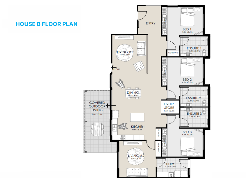Gloria Wilson Court Gosnells SDA House B — Floorplan 2