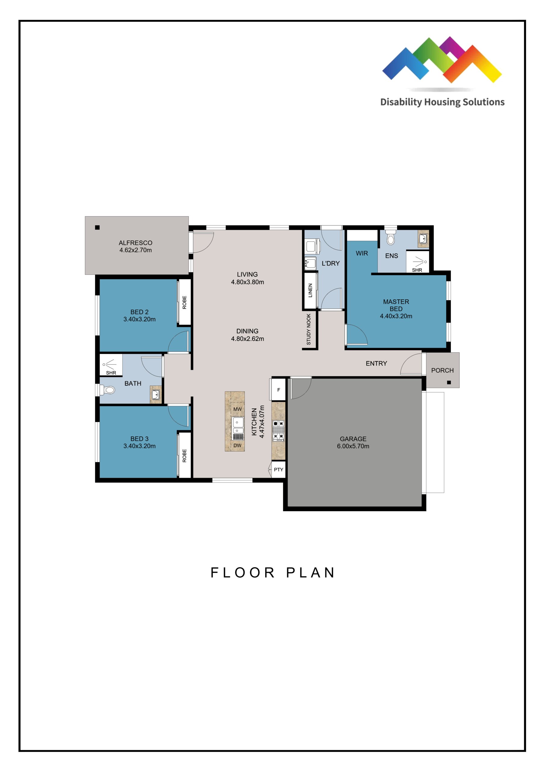 CABOOLTURE QLD – IMPROVED LIVEABILITY HOUSE — Floorplan 1