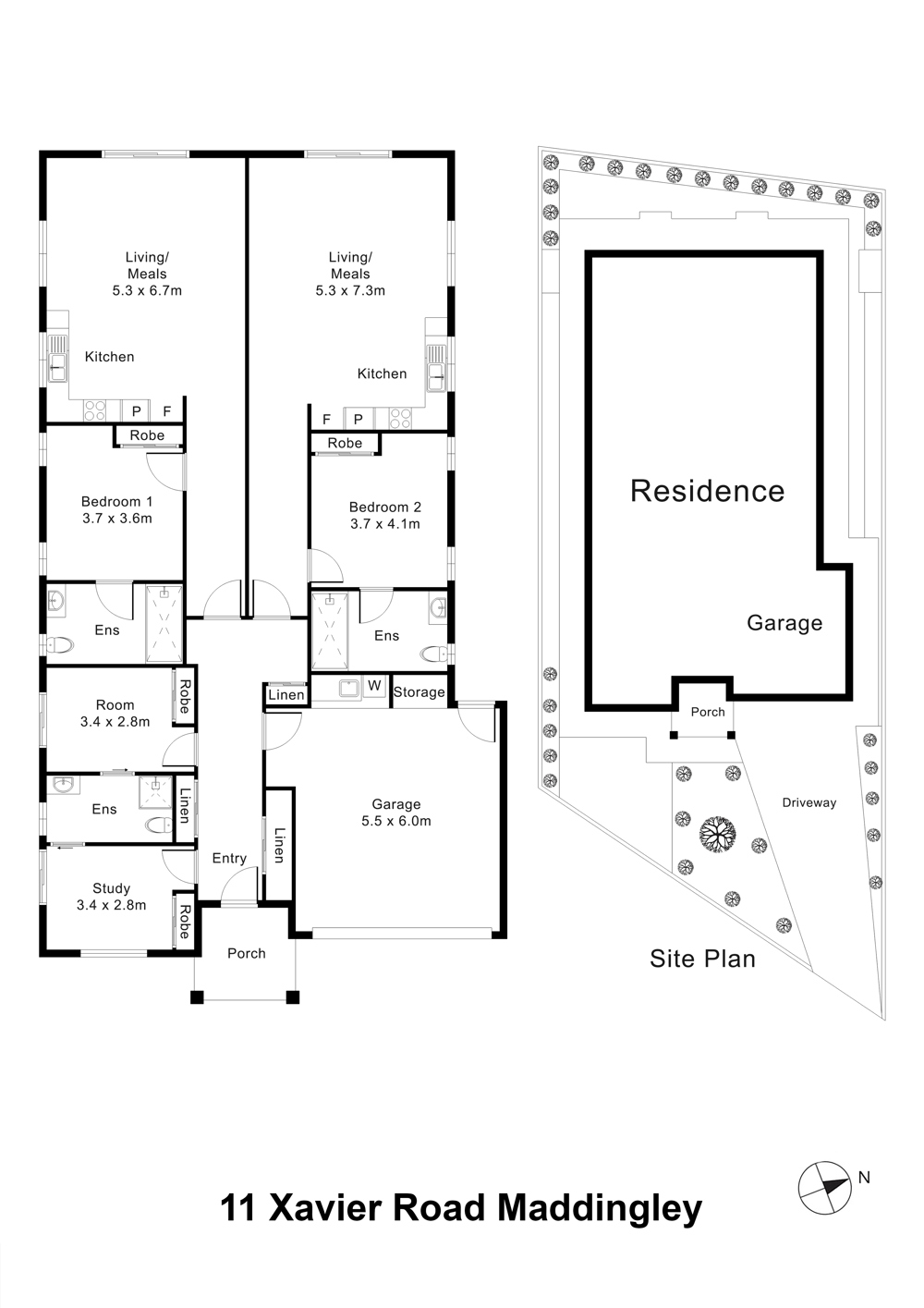 Robust SDA Home | Two Independent Spaces on One Title | Fully Furnished | Wheelchair-Friendly — Floorplan 1